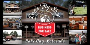 Dan's Fly Shop Business For Sale photo showing several areas of the business